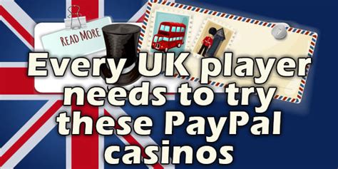 Try PayPal casino payments out today! .